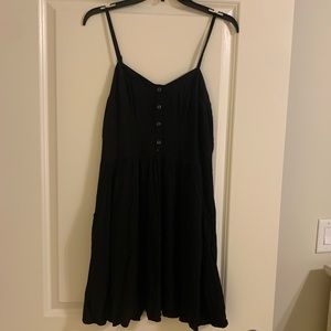 Black dress with pockets